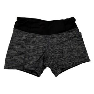 Lululemon Shorty Short We Are From Space Women 4 Athletic Running Yoga Pockets